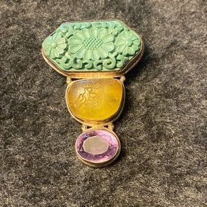 Vintage Sterling Silver Pendant